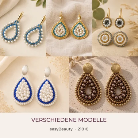 Verschiedene große handgemachte easyBeauty Ohrring-Modelle für 210 Euro